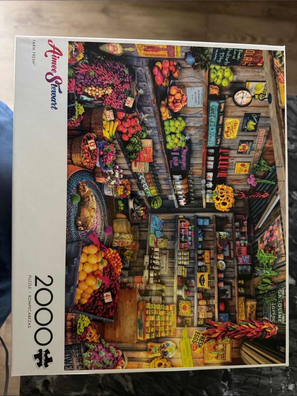 Aimee Stewart Farm Fresh 2000-Piece Jigsaw Puzzle – Colorful Market (Multicolor)
